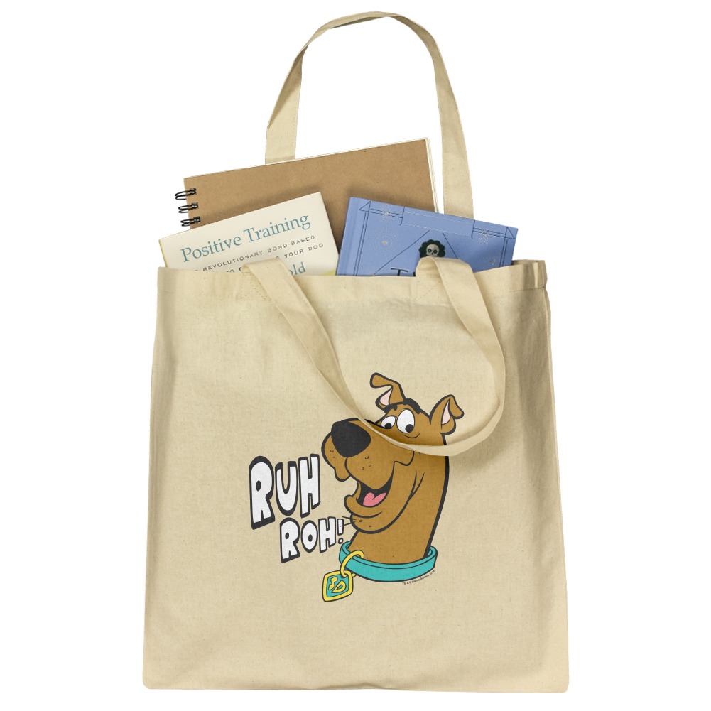 Scooby-Doo Ruh Roh Grocery Travel Reusable Tote Bag
