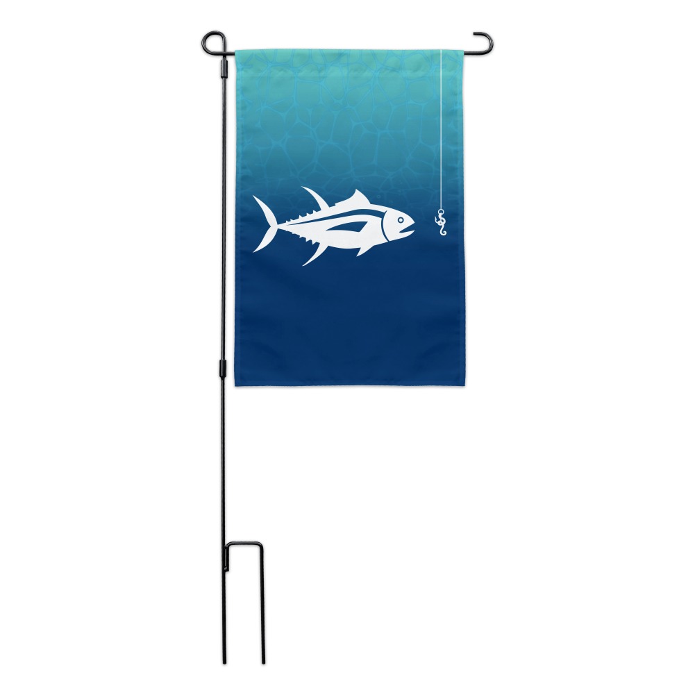 Tuna Fish Design Garden Yard Flag 