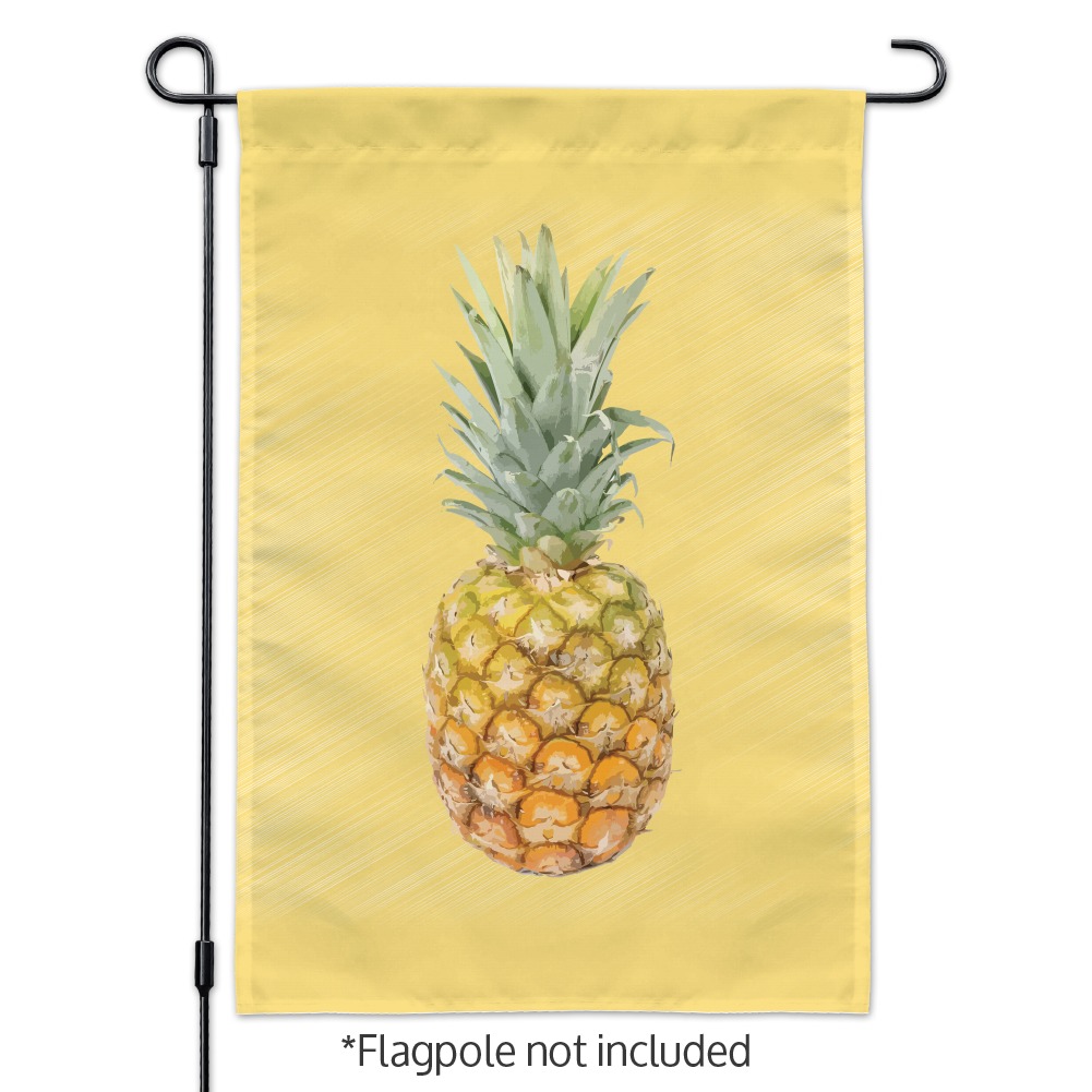 Morigins Pineapple Decorative Double Sided Summer Home Decor Yard Garden Flag 