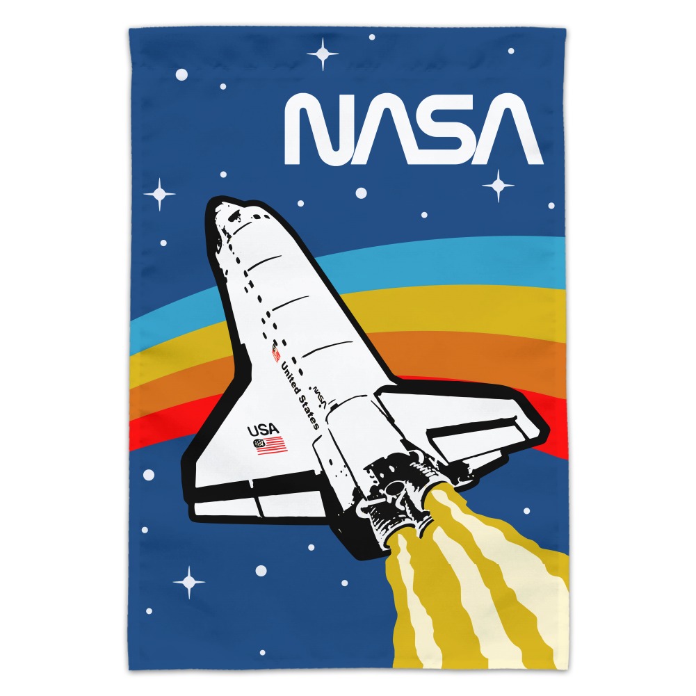 NASA Official Meatball Logo Garden Yard Flag 