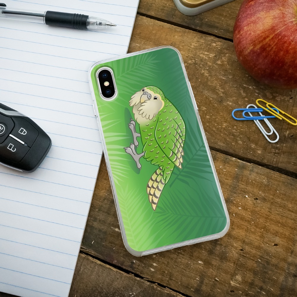 Kakapo the Flightless Owl Parrot Apple iPhone 8, 8 Plus, X ...