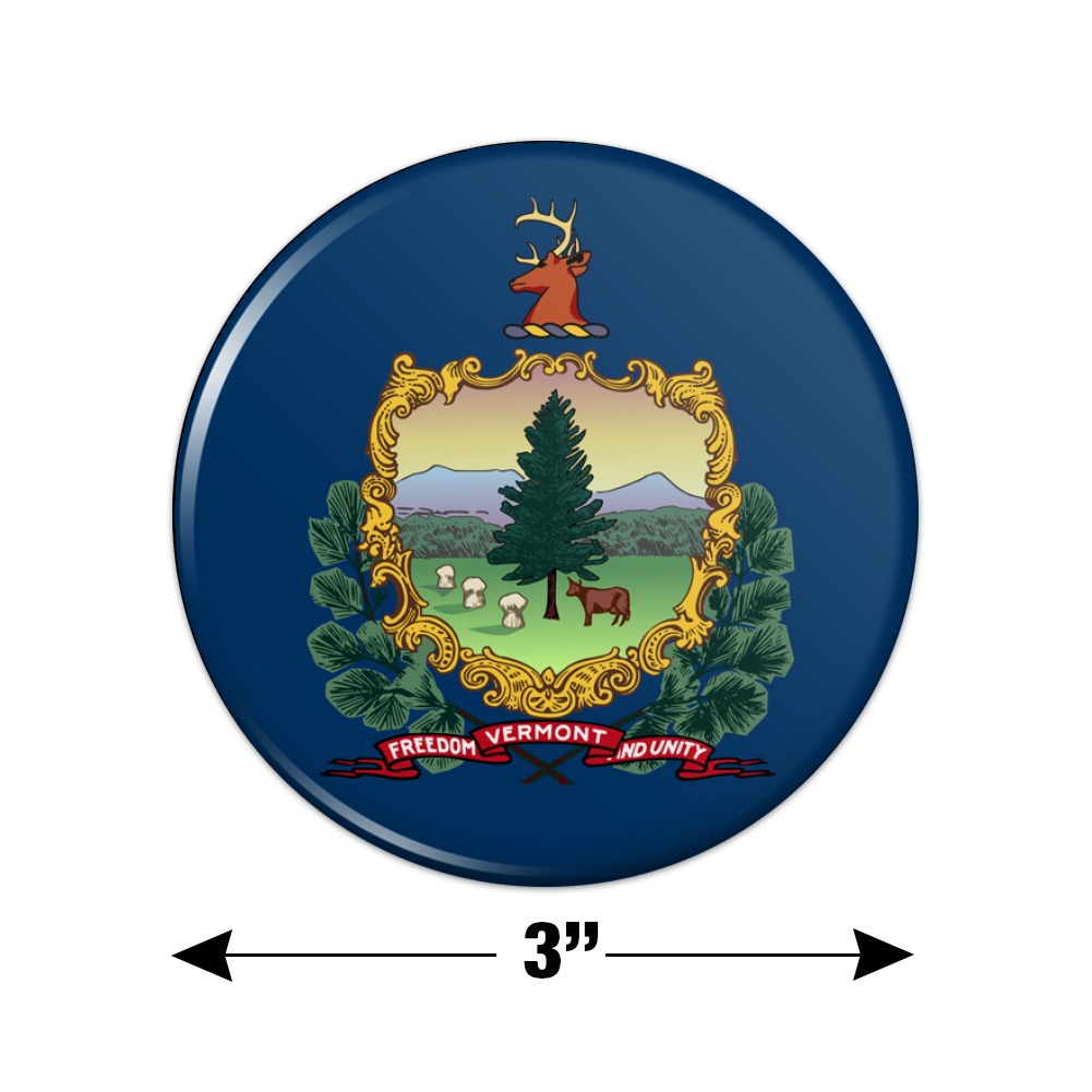 Vermont State Flag FRIDGE MAGNET 