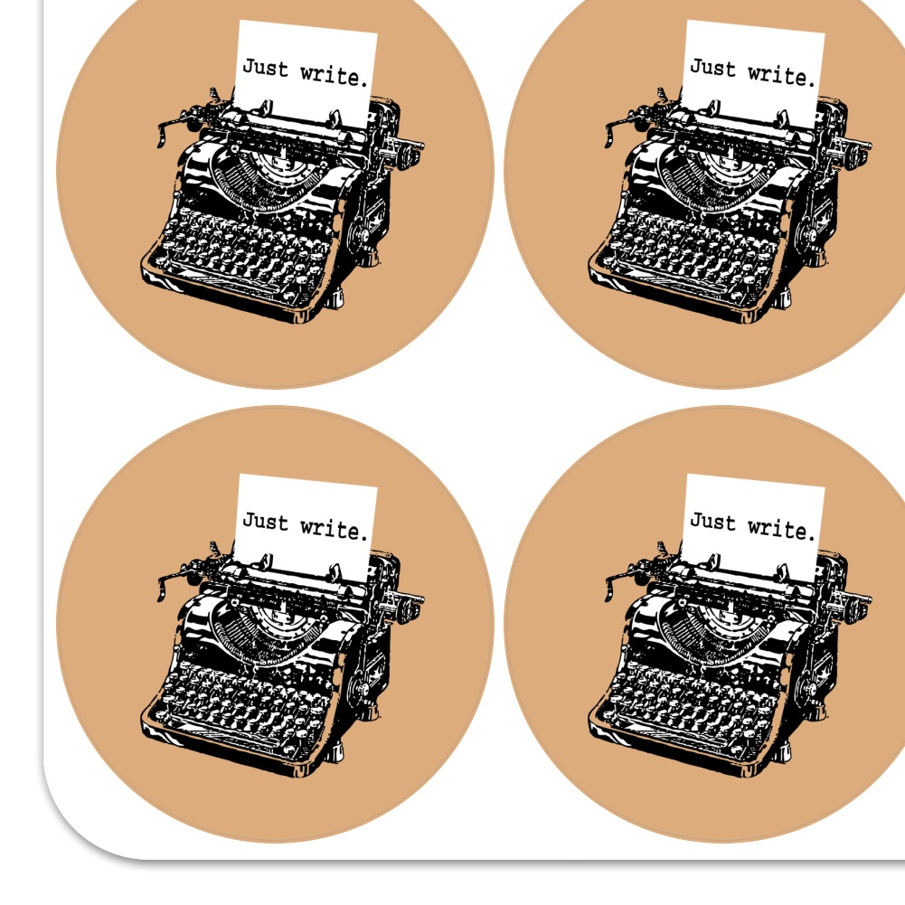 1406~~Typewriter Planner Stickers. 