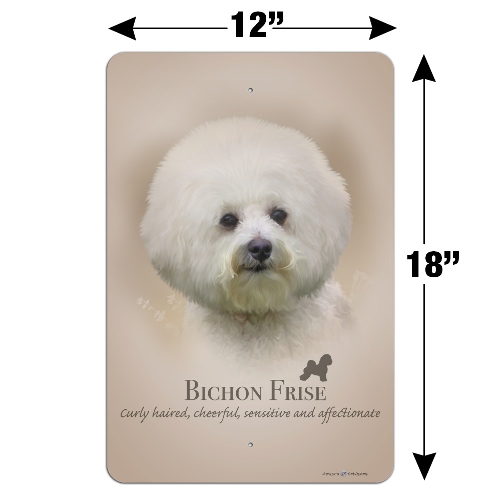 Bichon Frise Dog Breed Home Business Office Sign Ebay
