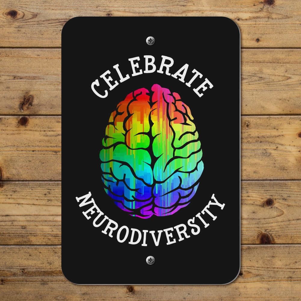 Celebrate Neurodiversity Brain Autism Rainbow Spectrum Western Southwest Cowboy Necktie Bow Bolo Tie